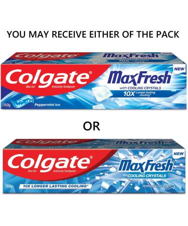 Buy Colgate Maxfresh Blue Toothpaste - 150g | Fresh Breath & Whitening | International Shipping Available - Buy Online on GoSupps.com