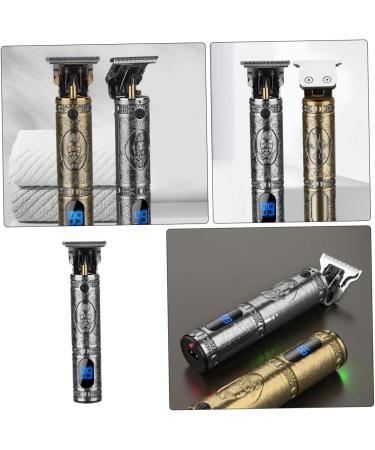 Beatifufu 1 Set Oil Head Hair Clipper Haircut Kit Cordless Hair Clippers for Men Trim Hair Clippers for Men Cordless Electric Razor Practical Clipper Household Hair Clipper LCD Display Metal - Buy Online on GoSupps.com