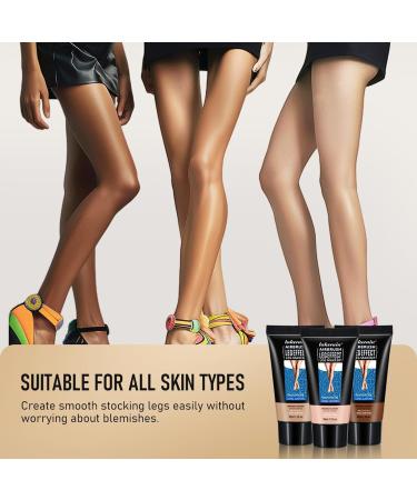 Waterproof Leg Makeup - Full Coverage Body Concealer | Vein Cover-Up Cream | Natural Tan Finish for Flawless Legs | 30ML #03 BRONZE - Buy Online on GoSupps.com