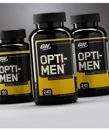 Optimum Opti-Men Multi-Vitamin Vitamin D Amino Acids B-Complex 240 Tablets - Buy Online on GoSupps.com