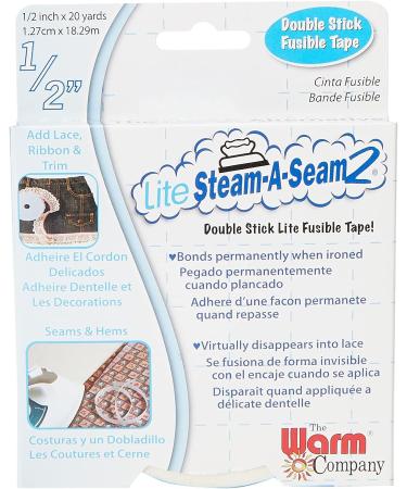 Warm Company Lite Steam-A-Seam 2 Fusible Web Tape - 1/2x20 Yds - Buy Online on GoSupps.com