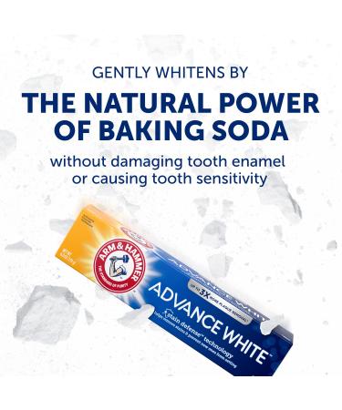 Arm & Hammer Advance White Extreme Whitening Twin Pack, Fresh Mint 6 oz - Stain Defense, Packaging May Vary - Buy Online on GoSupps.com