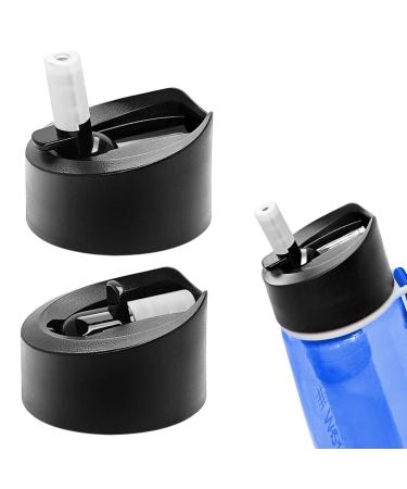 Water Filter Bottle Lids Compatible with LifeStraw Go Water Filter Bottle Black