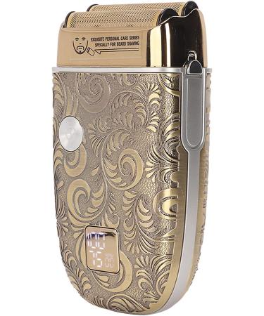 Qukaim Hair Grooming Trimmer Electric Hair Clipper Double Floating Cutter Metal Hair Grooming Trimmer for Men Carved Patterns Cordless 2 Hours Runtime LED Display USB Charging 5 Guide - Buy Online on GoSupps.com