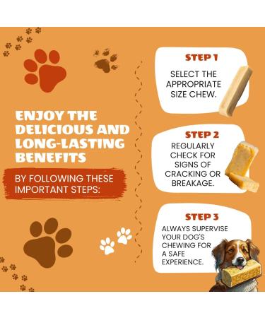 Snaks Yak Cheese Dog Chew - Cheese Bones & Long Lasting Dental Treats for Aggressive Chewers - Keeps Dogs Busy & Improves Oral Health - Rawhide-Free - Pack of 4 Large (Approx. 400-440g Per Pack) Large Pack of 4 - Buy Online on GoSupps.com
