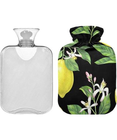 Durable 1L Heat Bottle - Warm-up Bag for Pain Relief & Therapy | Watercolor Lemons Design - Buy Online on GoSupps.com