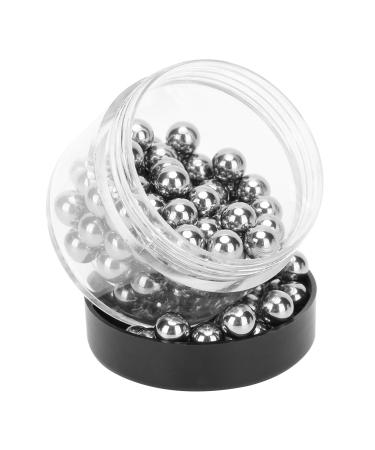 200 pieces of color mixing balls stainless steel mixed balls nail polish stirring balls rust -resistant metal color mixing balls for mixing nail polish model colors 3/16