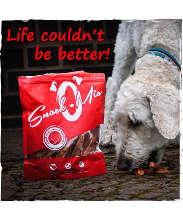 Snackomio Premium Dog Snack - Juicy Grain-Free Duck Breast Fillet Strips (70g) - International Shipping Available - Buy Online on GoSupps.com