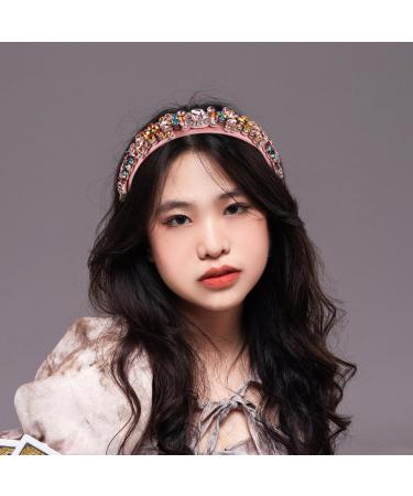 SHERCHPRY Women Sparkle Crystal Rhinestone Headband Shiny Crystal Headwear Vintage Hair Hoop - Buy Online on GoSupps.com