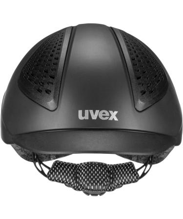 uvex exxential II Horse Riding Helmet - Adjustable & Ventilated - Black Mat - S-M - Buy Online on GoSupps.com