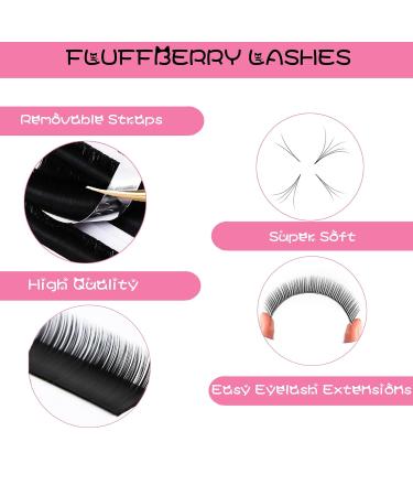 Shop Easy Fan Lashes - 0.03 0.05 0.07 Rapid Blooming Eyelash Extensions | C D DD Curl | Volume Lashes 8-20mm - International Shipping Available - Buy Online on GoSupps.com