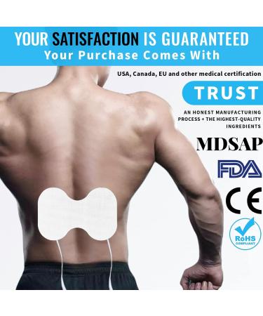 TENS Unit Replacement Pads - 6 Extra Large Butterfly Electrode Pads - Buy Online on GoSupps.com