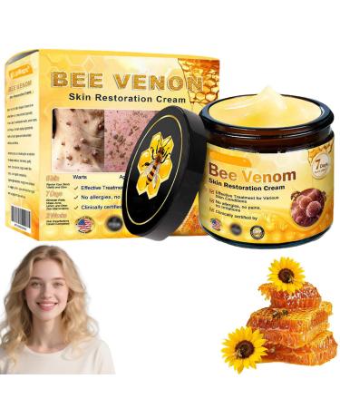 Bee Venom Skin RestorationCream Bee Venom Skin Treatment Cream Repair skin and Firming Effective In Reducing Blemishes Comprehensive MoisturizerCream for All skinTypes (1)