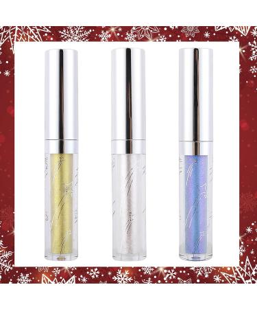 Hotiary Shimmer Liquid Eyeshadow Set - Metallic Glitter Eye Makeup Trio | Long Lasting Waterproof Formula - Buy Online on GoSupps.com