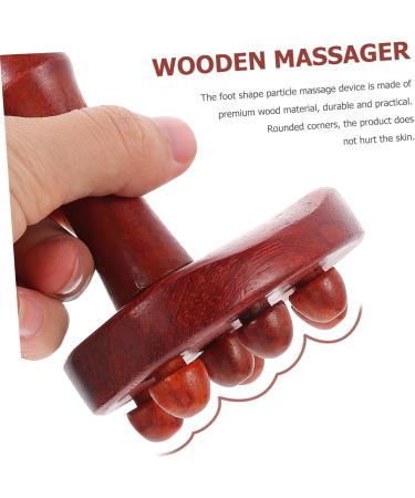 Beaupretty 1pc Wooden Body Massager & Scalp Massager | Portable Abdominal & Neck Massage Tool for Spa Fitness - Buy Online on GoSupps.com