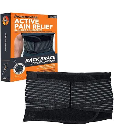 INCREDIWEAR Back Brace Black XXX-Large 0.03 Pound