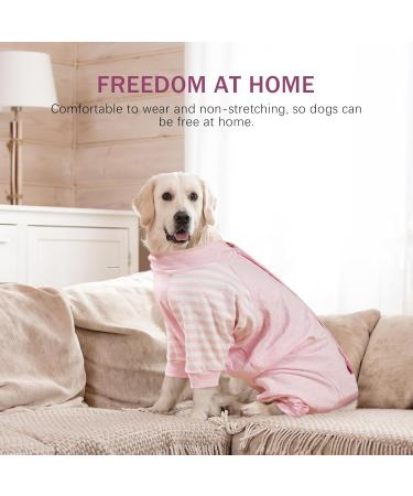 Lelepet One - Medical Pet Shirt for Dogs | Protective Suit for Recovery | Wound Protection Pajamas for Small Medium Large Dogs - Pink XL - Buy Online on GoSupps.com