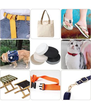 10 Yards Heavy Cotton Webbing for Dog Leashes and DIY Projects - 1.5 Inch Off-White - Buy Online on GoSupps.com