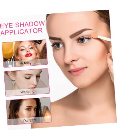 Angoily 400 pcs Tool Double-headed Makeup Dual-sides Professional Sticks Eyeshadow Disposable 6.5x1.3cmx4pcs Whitex4pcs - Buy Online on GoSupps.com