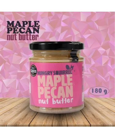 Hungry Squirrel Nut Butter Jar Pick N Mix - Choose From 9 Flavours | Chai Spiced Royal Raspberry Maple Pecan Cookie Dough Hazelnut Cacao Positively Absolutely - Pack of 2 x 180g 180 g (Pack of 2) - Buy Online on GoSupps.com