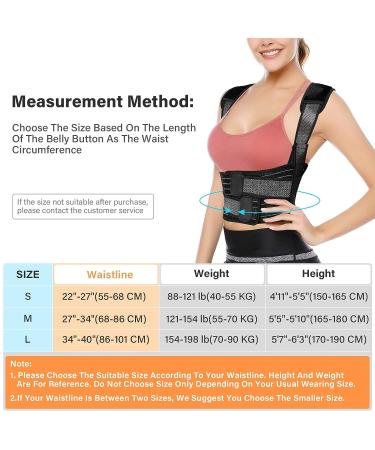 Posture Corrector Brace for Women Men - Breathable Back Straightener & Shoulder Support Trainer - Relief from Scoliosis, Neck and Shoulder Pain - Medium Size (Waist 27-34) - Buy Online on GoSupps.com