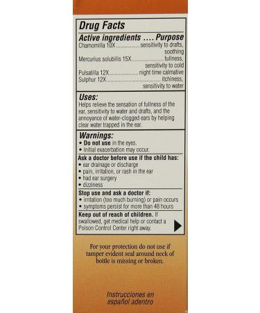 Similasan Children's Earache Relief 0.33 fl oz - Natural Ear Pain Relief for Kids - Buy Online on GoSupps.com