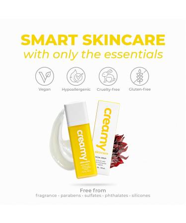 Hydrating 5% Niacinamide Face Serum - Moisturizing Exfoliator for Dry & Dull Skin - Gentle for All Skin Types - 1 fl oz | Creamy Skincare - Buy Online on GoSupps.com