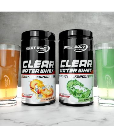 Best Body Nutrition Clear Water Whey Isolate + Hydrolysate - Ice Tea Peach | 450g | International Shipping Available - Buy Online on GoSupps.com