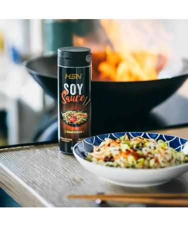  HSN Soy Sauce - 0% Fat 100% Flavour - by HSN | 350g 35 doses per serving | Low Sugar & Calorie | Minimal Additive Use | Drip C - Buy Online on GoSupps.com