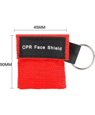 HomeAlexa Ventilation Mask 30 Pack with Check Valve CPR Mask Keychain Set in Black Red & Blue | International Shipping Available - Buy Online on GoSupps.com