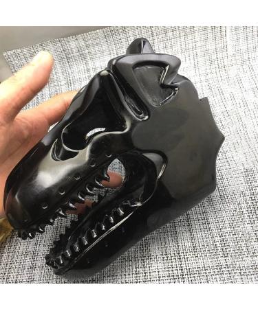 Stone Big Size Natural Obsidian Dinosaur Skull Figurine Hand Caved Quartz Tyrannosaurus Skull Crystal Stone Crafts Home Decora Balance Gemstone Decoration ERTEYIN - Buy Online on GoSupps.com