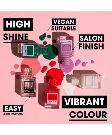 Collection Cosmetics Long Lasting Spotlight Shine Nail Polish Colour 10.5ml Lavender Rose Lavender Rose 10.5 ml (Pack of 1) - Buy Online on GoSupps.com