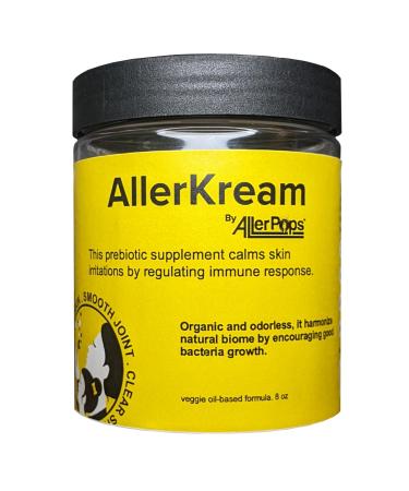AllerKream Skin Prebiotic Supplements to Support Skin and Joint Health by Promoting Skin probiotics and modulating Immune Response odorless Veggie Oil-Based Formula 7 oz (7)