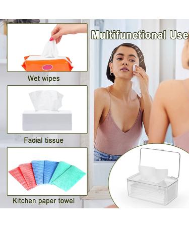 NOVWANG Clear Wipes Dispenser - Large Capacity Holder for Baby & Adult | Sealing Design, Non-Slip, Easy Open/Close | Fresh & Hygienic Wipes Container - Buy Online on GoSupps.com