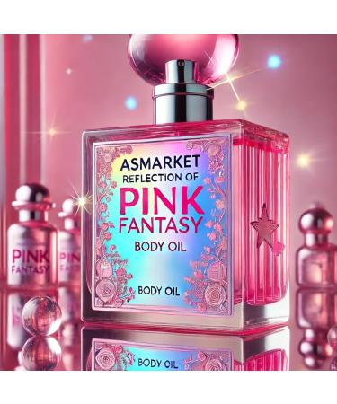 PINK FANTASY: Sweet Fruity Perfume Oil for Women - Alcohol-Free Hypoallergenic Long-Lasting Fragrance
