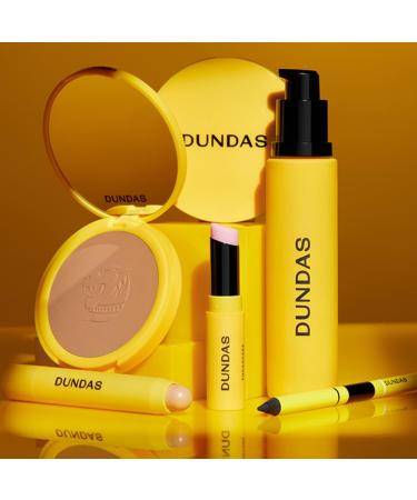 Dundas Bronzer Anonymous - Contour Powder for Face & Body | Buildable Coverage & Easy Blend Makeup | Cruelty-Free Natural Bronzing Powder (Caramel with Gold Shimmer - Buy Online on GoSupps.com