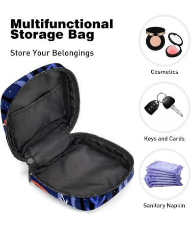 Portable Women's Bandages & Menstrual Pad Storage Bags - Zippering Bags for Teenagers & Women - Multi-Colored Wolf & Bird Designs - Buy Online on GoSupps.com
