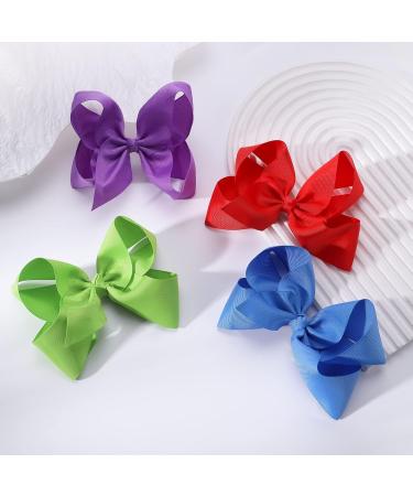 30 Pieces 6 Inch Grosgrain Ribbon Hair Bows for Baby Girls - Hair Clips & Accessories for Toddlers & Teens - Buy Online on GoSupps.com