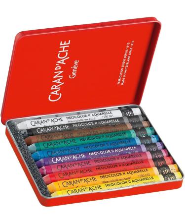 Caran d'Ache Neocolor II Water-Soluble Pastels - 10 Classic Colors - Buy Online on GoSupps.com