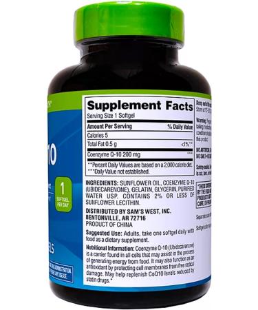 Members Mark CoQ10 200 mg. (180 Count.) - Buy Online on GoSupps.com