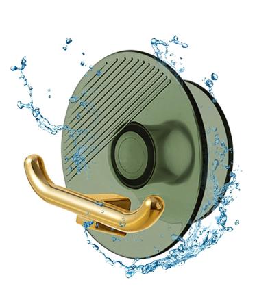 YouPo plug-in cable holder plug holder cable hook organizer self-adhesive toothbrush and razor holder for the shower key and kitchen bathrobe hook for coat kitchen bathrobe towel translucent green