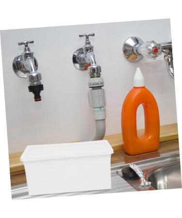 Zerodeko Box Sheet Laundry Detergent Storage Box Drawer Large Capacity Bucket Scent Beads Container Laundry Detergent Holder Laundry Detergent Bin Plastic Household Dispenser White 16.8X11X7.5CM White - Buy Online on GoSupps.com