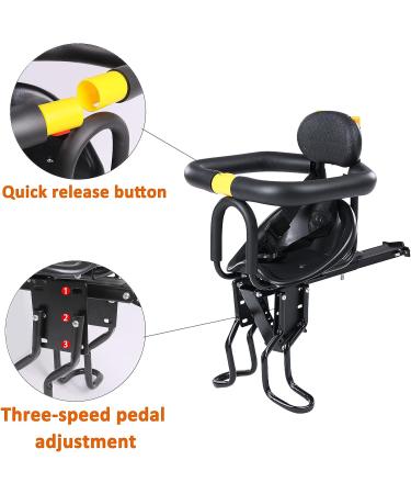 Innolife Kids Bike Seat | Front Mounted Child Bike Seat for 8M - 6Y Children - Buy Online on GoSupps.com
