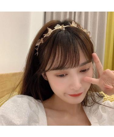 Metal Butterfly Headband Hair Accessories - 2 Pcs Hollow Alloy Tiara for Girls - Buy Online on GoSupps.com