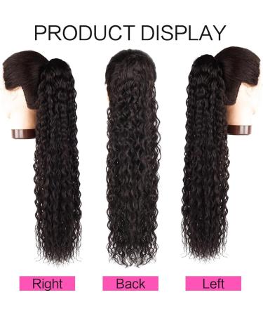 24-inch Long Curly Drawstring Ponytail Extension in Synthetic Hair - 4# Color | Women's Hairpiece - Buy Online on GoSupps.com