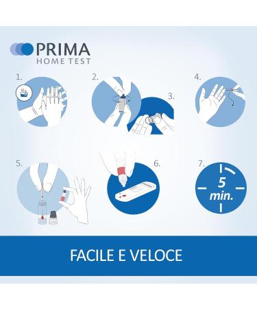 Buy PRIMA Home Test - C-Reactive Protein (CRP) Test - Detect High/Low Values - Swiss Quality - Fast International Shipping - Buy Online on GoSupps.com