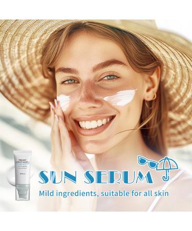 2Pcs Centella Sunscreen SPF 50 Hyalu Cica Water-Fit Sun Serum Face Sun Screen Hydrating Non Greasy Long-Lasting Protection for Girl Skincare. - Buy Online on GoSupps.com