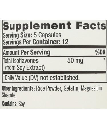 Natrol Soy Isoflavones 50mg - 60 Capsules | Supports Women's Health - Buy Online on GoSupps.com