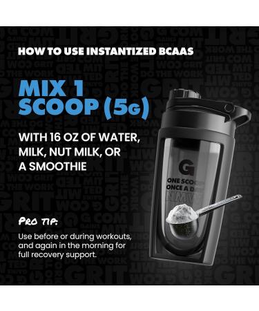 Gains in Bulk BCAA Powder Pre Workout Plant Based Branch Chain Amino Acids Gluten Free Vegan Supplement with Keratin for Endurance & Strength During & Post Workout Unflavored 30 Servings Unflavored 5.7 Ounce (Pack of 1) - Buy Online on GoSupps.com