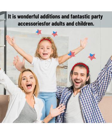 JUNIWON 4th of July Headbands - Patriotic Independence Day Hats for Women, Men, Kids, and Babies - Buy Online on GoSupps.com